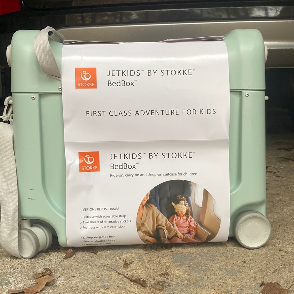 JetKids BedBox by Stokke Travel Bed suitcase for toddlers